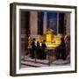 People Viewing the Constitution and Declaration of Independence-null-Framed Photographic Print