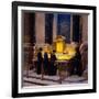 People Viewing the Constitution and Declaration of Independence-null-Framed Photographic Print