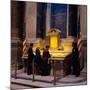 People Viewing the Constitution and Declaration of Independence-null-Mounted Photographic Print