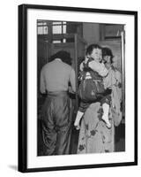 People Voting During Japanese Elections-Alfred Eisenstaedt-Framed Photographic Print