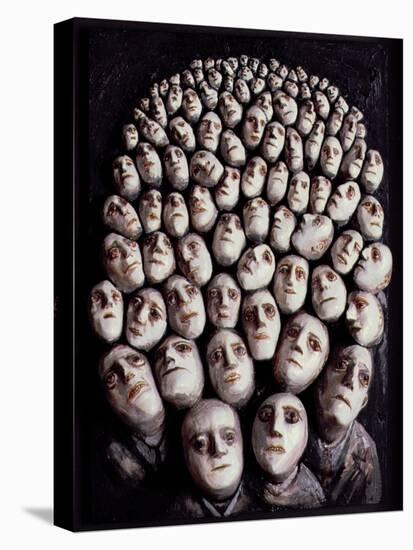 People Waiting, 1986-Evelyn Williams-Stretched Canvas