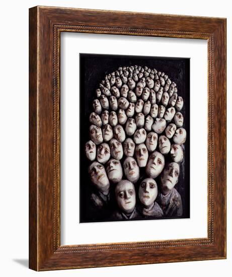 People Waiting, 1986-Evelyn Williams-Framed Giclee Print