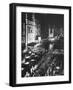 People Waiting in Front of the Brightly Lighted Empire Theatre for the Royal Film Performance-Cornell Capa-Framed Photographic Print