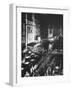 People Waiting in Front of the Brightly Lighted Empire Theatre for the Royal Film Performance-Cornell Capa-Framed Photographic Print