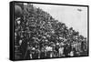 People Waiting to Go on a Boat Trip, Bournemouth Pier, August 1921-null-Framed Stretched Canvas