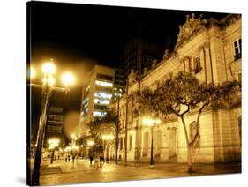 People Walk Past the San Francisco Palace in Bogota, Colombia, in This September 30, 2006 Photo-William Fernando Martinez-Stretched Canvas