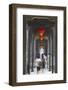 People Walking Along Corridor at Chen Clan Academy, Guangzhou, Guangdong, China, Asia-Ian Trower-Framed Photographic Print