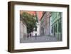 People Walking Along Kapitulska Street in Old Town, Bratislava, Slovakia, Europe-Ian Trower-Framed Photographic Print