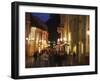 People Walking Along Pilies Gatve at Dusk, Vilnius, Lithuania, Baltic States, Europe-Ian Trower-Framed Photographic Print