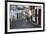 People Walking Along Street, Ouro Preto, UNESCO World Heritage Site, Minas Gerais, Brazil-Ian Trower-Framed Photographic Print