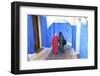 People Walking in Oudaia Kasbah, Rabat, Morocco, North Africa-Neil Farrin-Framed Photographic Print