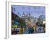 People Walking, Khreshchatyk Street, Kiev, Ukraine-Gavin Hellier-Framed Photographic Print