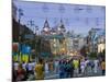 People Walking, Khreshchatyk Street, Kiev, Ukraine-Gavin Hellier-Mounted Photographic Print