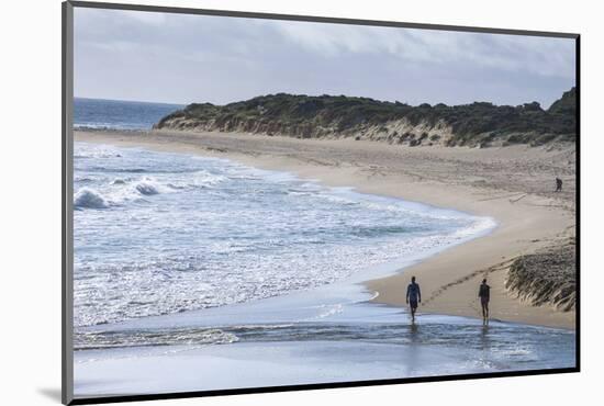 People Walking on a Beach Near Margaret River, Western Australia, Australia, Pacific-Michael Runkel-Mounted Photographic Print