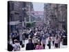 People Walking on Buchanan Street, Glasgow, Scotland, United Kingdom-Yadid Levy-Stretched Canvas