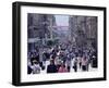 People Walking on Buchanan Street, Glasgow, Scotland, United Kingdom-Yadid Levy-Framed Photographic Print