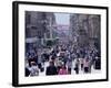 People Walking on Buchanan Street, Glasgow, Scotland, United Kingdom-Yadid Levy-Framed Photographic Print