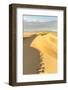 People walking on Khongor sand dunes in Gobi Gurvan Saikhan National Park, Sevrei district, South G-Francesco Vaninetti-Framed Photographic Print