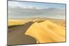 People walking on Khongor sand dunes in Gobi Gurvan Saikhan National Park, Sevrei district, South G-Francesco Vaninetti-Mounted Photographic Print