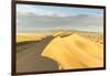 People walking on Khongor sand dunes in Gobi Gurvan Saikhan National Park, Sevrei district, South G-Francesco Vaninetti-Framed Photographic Print