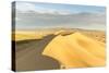 People walking on Khongor sand dunes in Gobi Gurvan Saikhan National Park, Sevrei district, South G-Francesco Vaninetti-Stretched Canvas