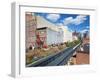 People Walking on the High Line, a One-Mile New York City Park, New York, United States of America,-Gavin Hellier-Framed Photographic Print