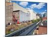 People Walking on the High Line, a One-Mile New York City Park, New York, United States of America,-Gavin Hellier-Mounted Photographic Print