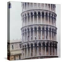 People Walking on Upper Levels of the Tower of Pisa-Ralph Crane-Stretched Canvas