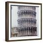 People Walking on Upper Levels of the Tower of Pisa-Ralph Crane-Framed Photographic Print