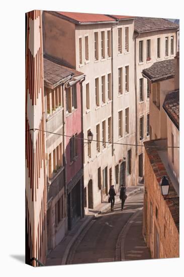 People Walking Through the Old Part of the City of Lyon, Lyon, Rhone-Alpes, France, Europe-Julian Elliott-Stretched Canvas
