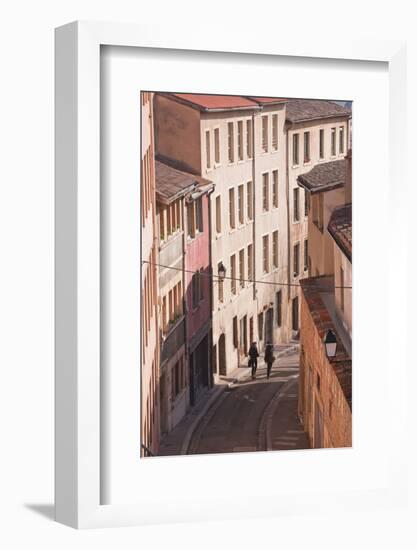 People Walking Through the Old Part of the City of Lyon, Lyon, Rhone-Alpes, France, Europe-Julian Elliott-Framed Photographic Print