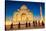 People Walking to Pray in Front of the Taj Mahal, UNESCO World Heritage Site, Agra-Laura Grier-Stretched Canvas