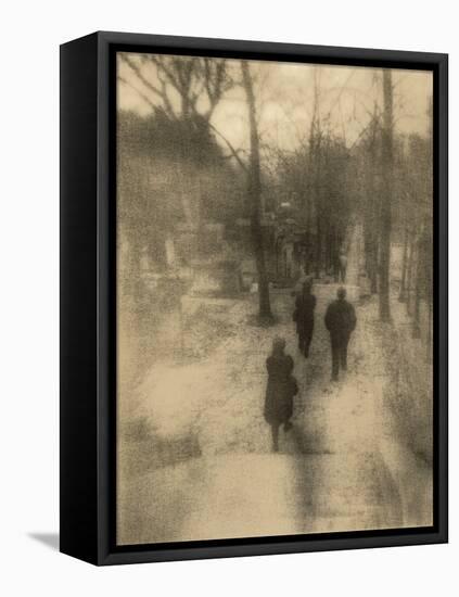 People Walking-Kevin Cruff-Framed Stretched Canvas