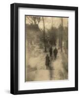 People Walking-Kevin Cruff-Framed Premium Photographic Print