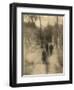 People Walking-Kevin Cruff-Framed Premium Photographic Print