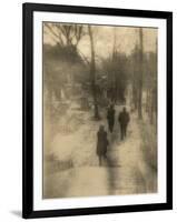 People Walking-Kevin Cruff-Framed Photographic Print