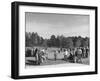 People Watching a Golf Tournament-null-Framed Photographic Print