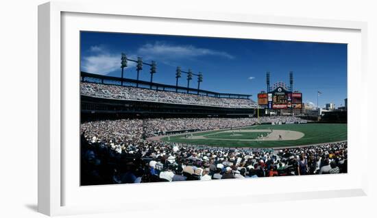 People watching Baseball match at Comerica Park, Detroit, Michigan, USA-null-Framed Photographic Print