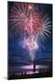 People Watching Fireworks from Lahaina Harbor-Jon Hicks-Mounted Photographic Print