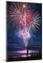 People Watching Fireworks from Lahaina Harbor-Jon Hicks-Mounted Photographic Print