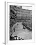 People Watching Horse Race that Is Traditional Part of the Palio Celebration-Walter Sanders-Framed Photographic Print