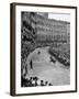 People Watching Horse Race that Is Traditional Part of the Palio Celebration-Walter Sanders-Framed Photographic Print