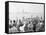 People Waving to the Statue of Liberty-null-Framed Stretched Canvas