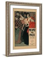 People We Pass, Stories of Life among the Masses of New York City-Edward Penfield-Framed Art Print