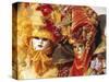 People Wearing Masked Carnival Costumes, Venice Carnival, Venice, Veneto, Italy-Bruno Morandi-Stretched Canvas