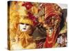 People Wearing Masked Carnival Costumes, Venice Carnival, Venice, Veneto, Italy-Bruno Morandi-Stretched Canvas