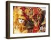 People Wearing Masked Carnival Costumes, Venice Carnival, Venice, Veneto, Italy-Bruno Morandi-Framed Photographic Print