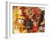 People Wearing Masked Carnival Costumes, Venice Carnival, Venice, Veneto, Italy-Bruno Morandi-Framed Photographic Print