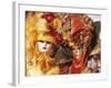 People Wearing Masked Carnival Costumes, Venice Carnival, Venice, Veneto, Italy-Bruno Morandi-Framed Photographic Print