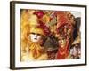 People Wearing Masked Carnival Costumes, Venice Carnival, Venice, Veneto, Italy-Bruno Morandi-Framed Photographic Print